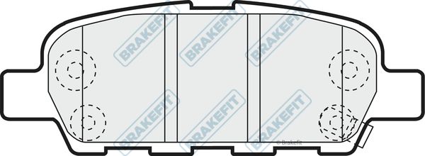 APEC BRAKING Piduriklotsi komplekt,ketaspidur PD3067